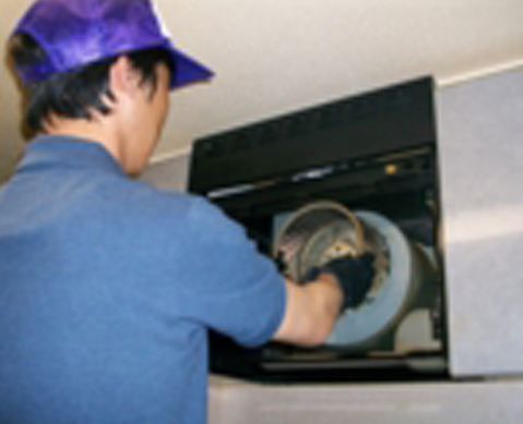 換気扇(レンジフード)クリーニングイメージ